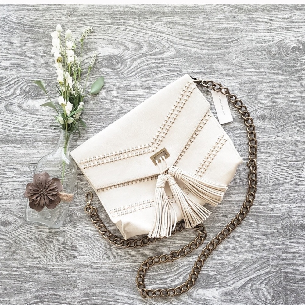 NWT Anthropologie Camilla Corded clutch/crossbody